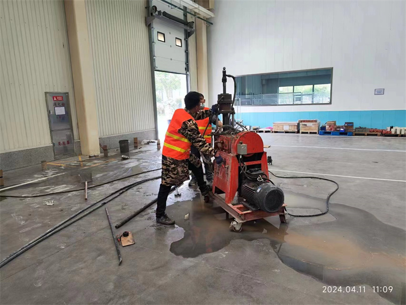 田林厂房地面下沉塌陷注浆加固施工